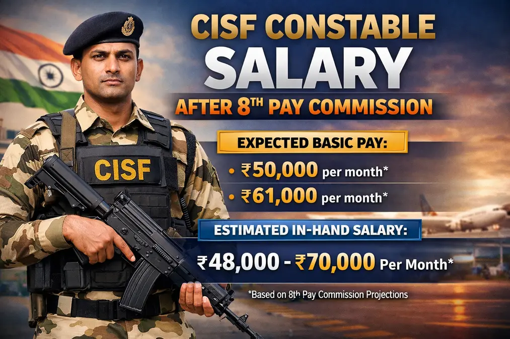 cisf constable salary after 8th pay commission