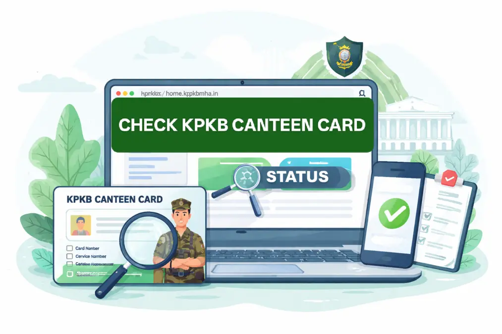 Kpkb canteen card application status check online